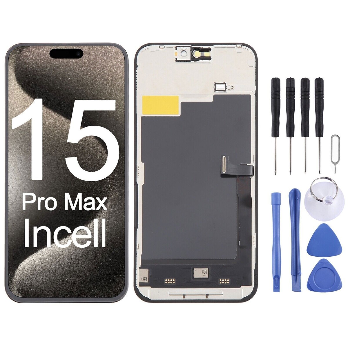 For iPhone 15 Pro Max HD Incell LCD Screen Display Touch Digitizer