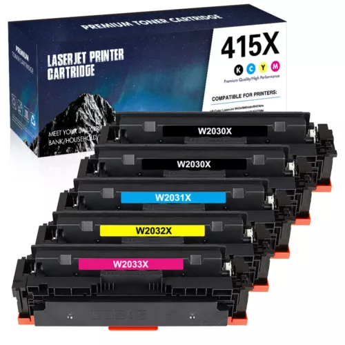 TONER zu HP 415A/X W2030A Color LaserJet Pro MFP M479fdw M479dw fnw fdn M454dw