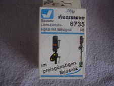 Viessman Licht -Einfahrsignal mit Vorsignal H0 # 6735 Bausatz