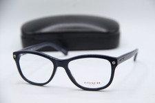 NEW COACH HC 6095 5422 NAVY AUTHENTIC DESIGNER EYEGLASSES W/CASE 52-16