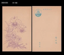 Orchid,Flower,Nature,Japan Postal Stationery Card,PSC,Plant,Forest