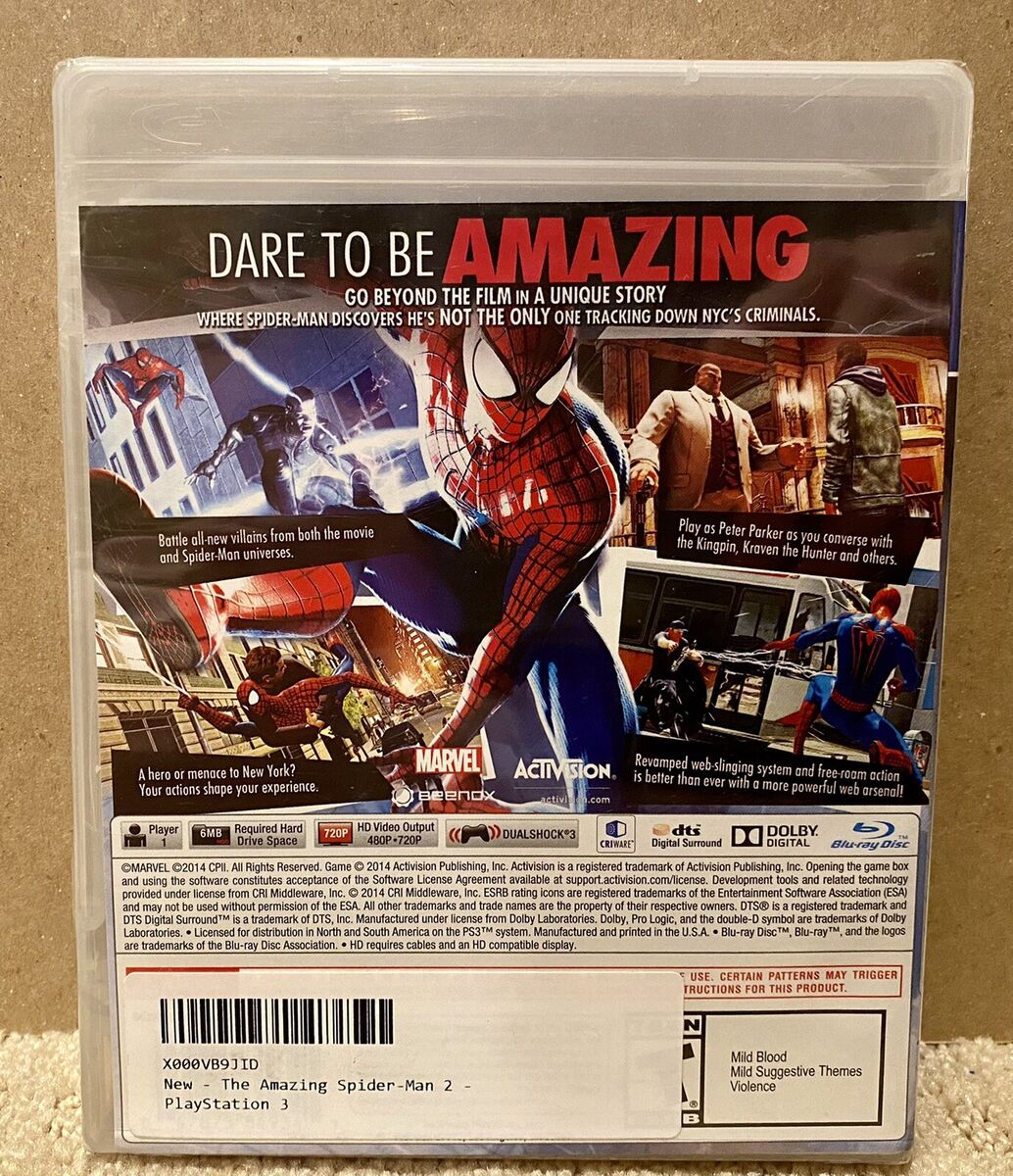 The Amazing Spider-Man 2 Playstation 3 