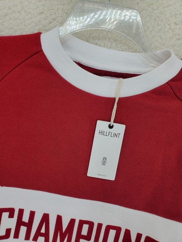 Alabama Sweatshirt Men S Crimson Tide 2017 Champs NCAA Maroon Wht Hillflint NWT - Picture 7 of 12