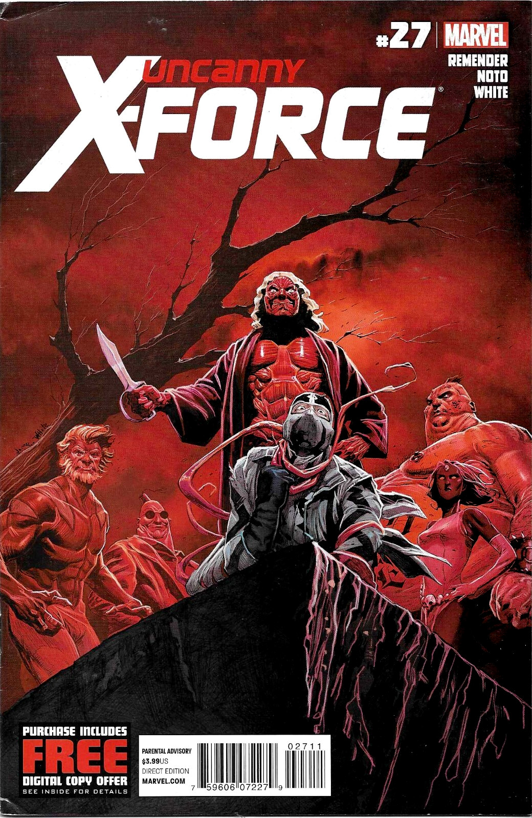 UNCANNY X-FORCE #27 (VOL 1)  MARVEL COMICS  SEP 2012  VG  1ST PRINT