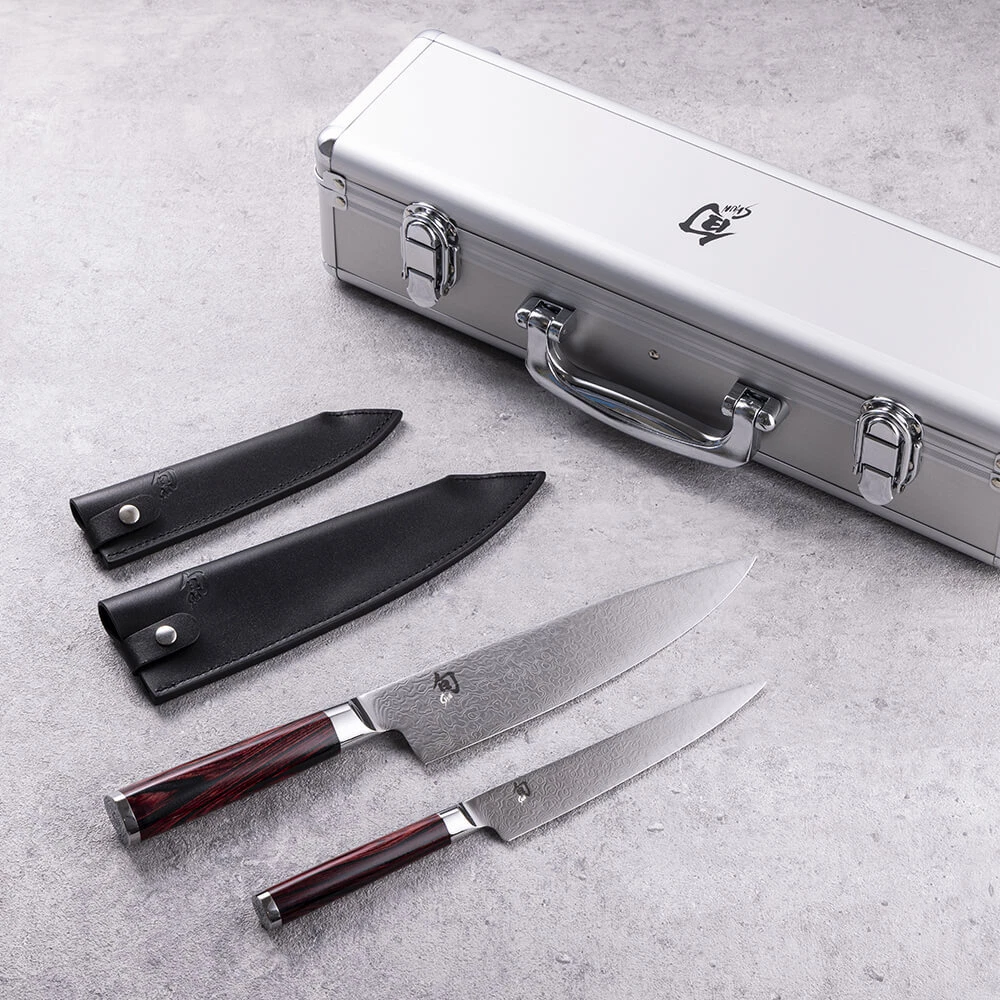 KAI Shun  Red flame  Limited knife set Chef's knife 200mm