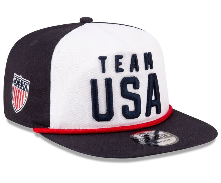 New Era Team USA The Golfer Pride White Navy Adjustable