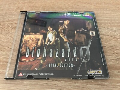 Resident Evil 0 Trial Edition Biohazard Zero Demo Nintendo GameCube Game Cube