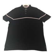 Ted Baker London Mens Blue Purple Trim Short Sleeve Polo Shirt Size 5