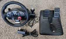 LOGITECH Driving Force GT E-X5C19 Steering Wheel Foot Pedals PC PS2 PS3 In  Box!