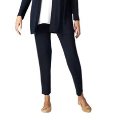 J. Jill Wearever Collection Forward Seam Ankle Pants Black Size Large