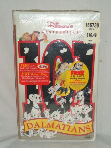 Disney 101 Dalmatians VHS Video Tape New Sealed Masterpiece Collection Dalmation - Picture 7 of 11