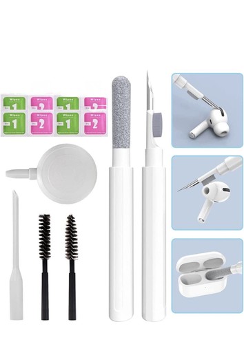 Reinigungsset für Airpods Pro 1 2 Ohrhörer Reinigungsstift Ohrhörer Etui Bürste Werkzeug U - Bild 1 von 15