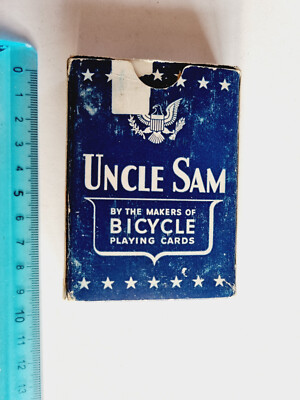 UNCLE SAM 1942 BICYCLE Poker Original Vintage Spielkarten Neu