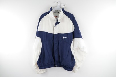 nike big swoosh jacket blue