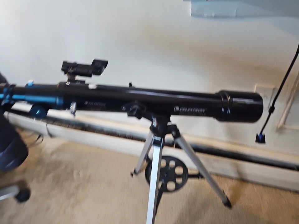 Celestron PowerSeeker 70AZ Telescope - D 70mm FL 700mm F/10 Model21036 Used(A8 - Image 2 of 4