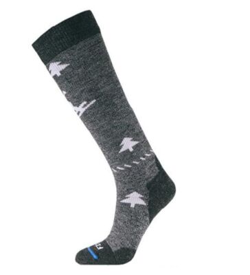 Fits Medium Ski Downhill OTC Socks, Coal, X-Large