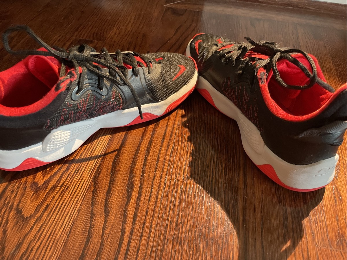 シューズ(男性用) PG5 Nike PG 5 Bred Black Red White Paul George CW3143-002 Men's