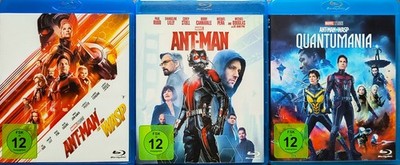 Ant-Man 1-3 Blu-Ray Ant Man and the Wasp - Quantumania Antman (Teil 1+2+3)
