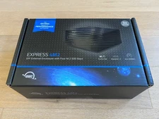 OWC Express 4M2 External 4-Slot M.2 SSD Enclosure, Thunderbolt 3, w/SoftRAID