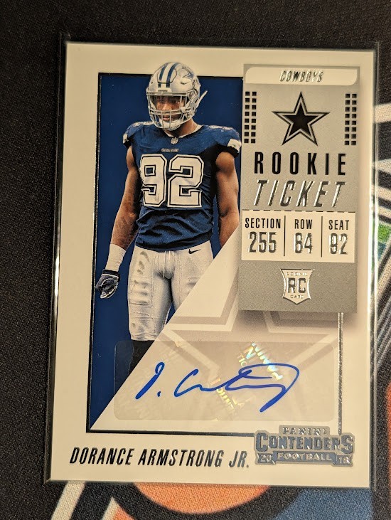 2018 Panini Contenders - Rookie Ticket Autograph Dorance Armstrong Jr. #215