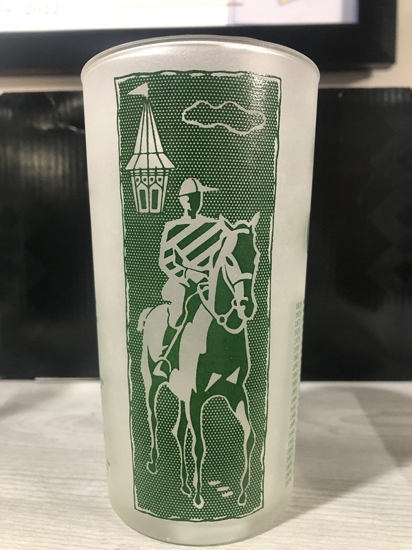 1963 Kentucky Derby Bar Glass