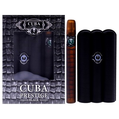 Cuba Prestige Black by Cuba for Men - 2 Pc Gift Set