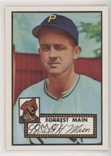 1983 Topps 1952 Reprint Series Forrest Main #397 0a2