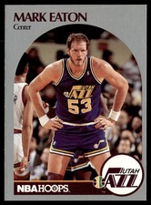 1990-91 Hoops Mark Eaton Utah Jazz #287