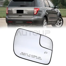 Fit 2011-2019 Ford Explorer Right Passenger Side Rear View Heated Mirror Glass V