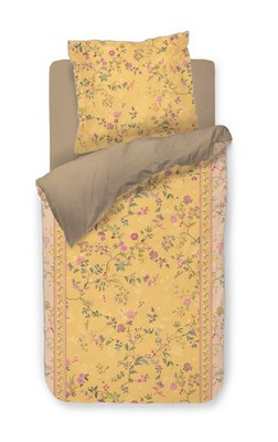 Pip Studio Perkalbettwäsche Bodhi Flower | Gelb