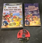 Super Smash Bros Melee (Nintendo GameCube, 2001) (Game, Case, & Manual) TESTED