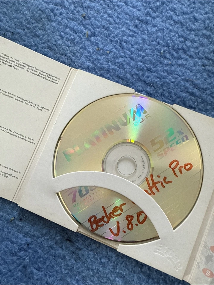 CD Navigation BECKER Traffic Pro & DTM Scandinavia Version 6.0 - Bild 3 von 4