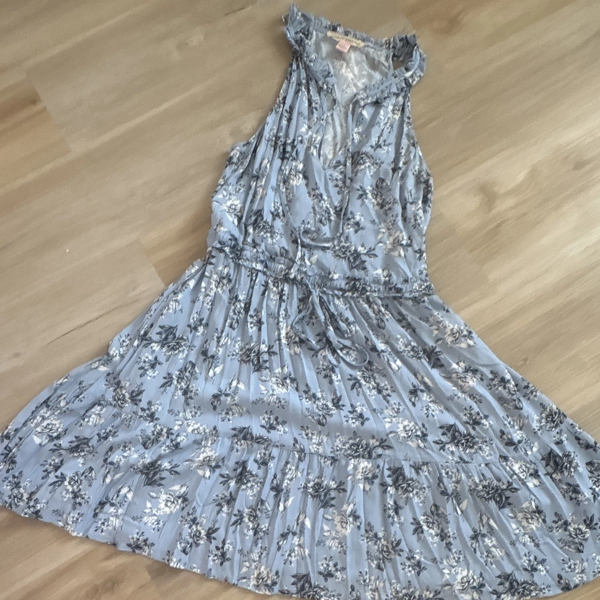 band of gypsies blue floral dress Band of Gypsies Womens Navy Blue Floral Summer Dress Sz Med