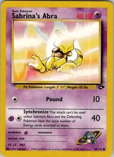 Sabrina's Abra (93) Gym Challenge 093/132 Unlimited LP/NM