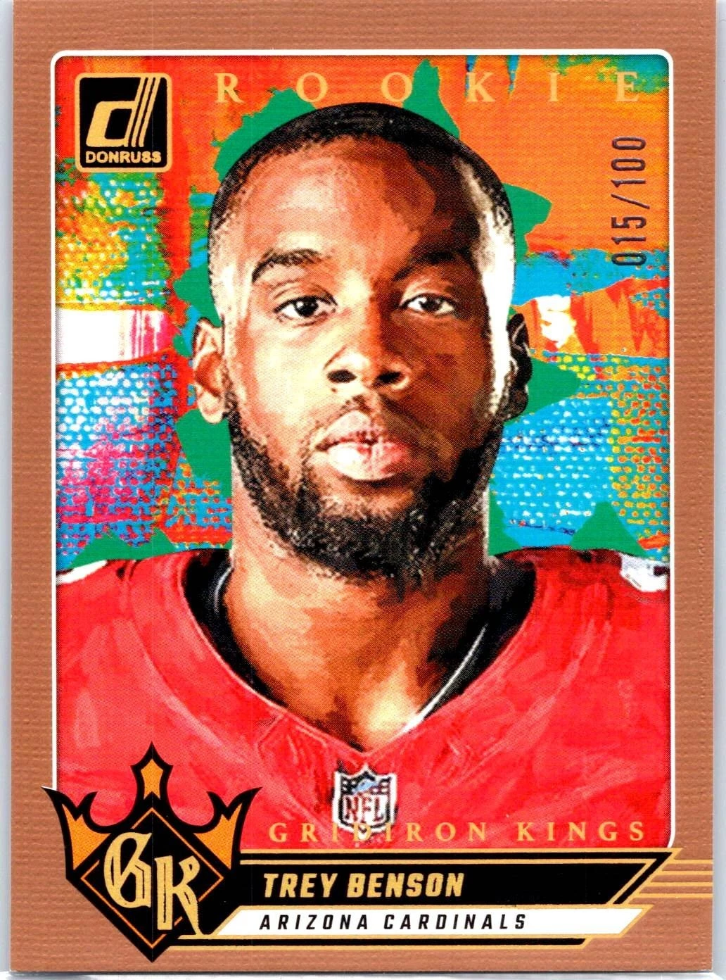 2024 Panini Donruss - Rookie Gridiron Kings Trey Benson #14 (RC) /100