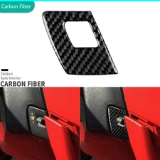 Real Carbon Fiber Co-pilot Side Window Lift Switch Cover For Corvette C4 1991-93