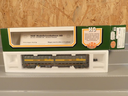 Hag 71008 Bertschi Bulkcontainerwagen Wagen Waggon Güterwagen Neuwertig Ovp AC | Zustand: Neu