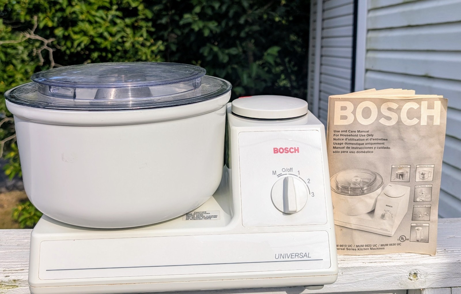 BOSCH 700W Universal Mixer Blender Food Processor MUM 6622UC/01 Tested Working-image