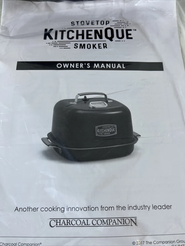 Carbón Compañero CC6685 KitchenQue Insta Estufa de Humo Ahumador Abierto ¡Nuevo! Foto 4 de 4