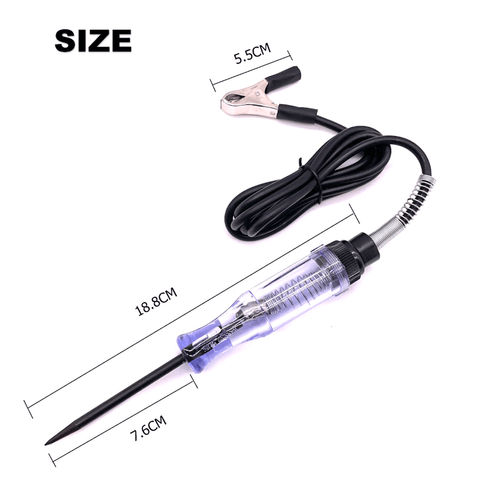 Test Light Car Circuit Tester Probe 24V 12V 6V DC Voltage Continuity Tester Wsgf - Picture 11 of 12