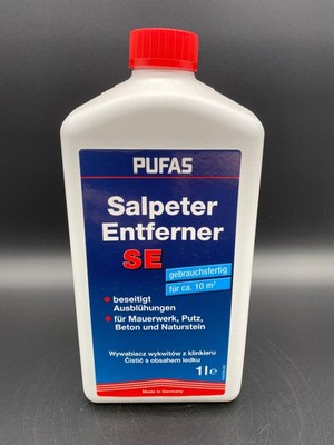 Pufas Salpeter Entferner 1l -  Beseitigung von Ausblühungen Beton Mauerwerk