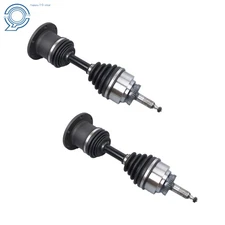 Front Driver and Passenger Side CV Joint Axle Shafts Set 2PCS For Ford F150 4WD