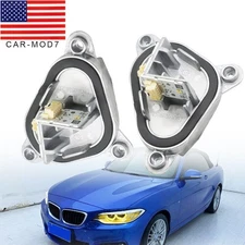 Yellow Angel Eyes DRL LED Modules For 2018-2021 BMW 2 Series F23 F22 F87 M2 LCI