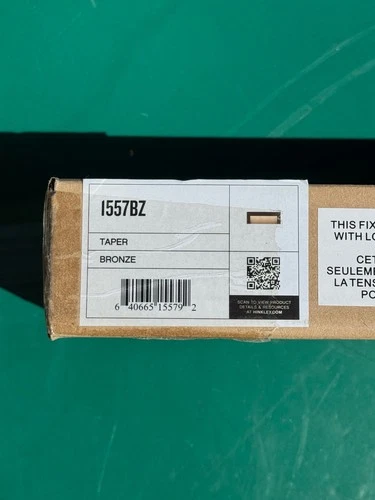 New Lot of (5) Hinkley 1557BZ Taper Contemporary Bronze LED Outdoor Step Light - Picture 2 of 3