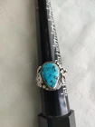 Navajo Vintage Turquoise Sterling Silver RING Men's Size 14 Pre-Owned Never Worn