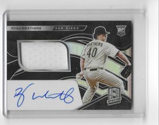 2021 Panini Spectra - Spectra Rookie Jersey Autographs #164 Ryan Weathers...