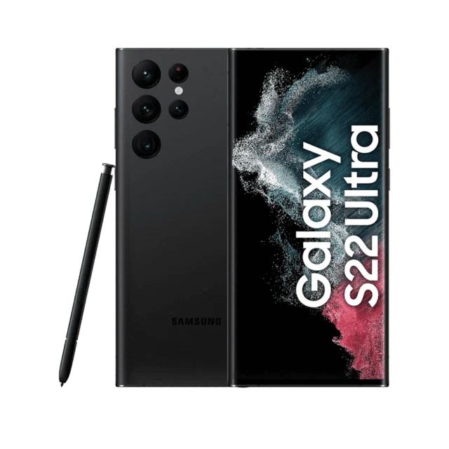 Samsung Galaxy S22 Ultra 128GB Phantom Black Dual SIM Unlocked 87% Battery Good