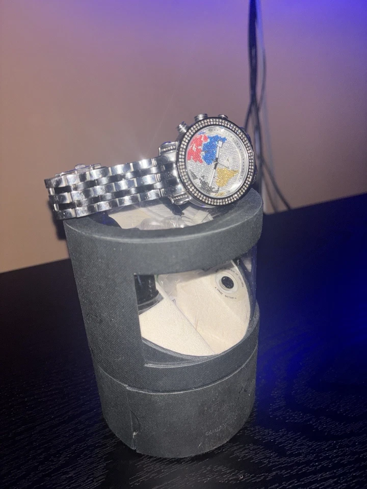 Reloj Joe Rodeo Clásico JCL39 Diamante - Caja Original, 2 Bandas, Batería Extra Foto 3 de 4