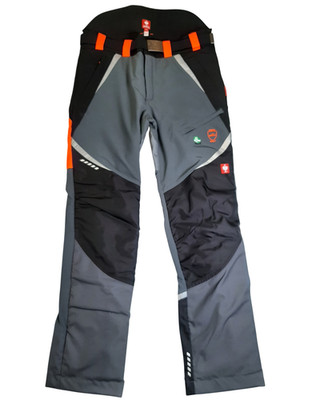 Engelbert Strauss Herren Forst-Schnitthose Bundhose Schwarz Grau Größe 106