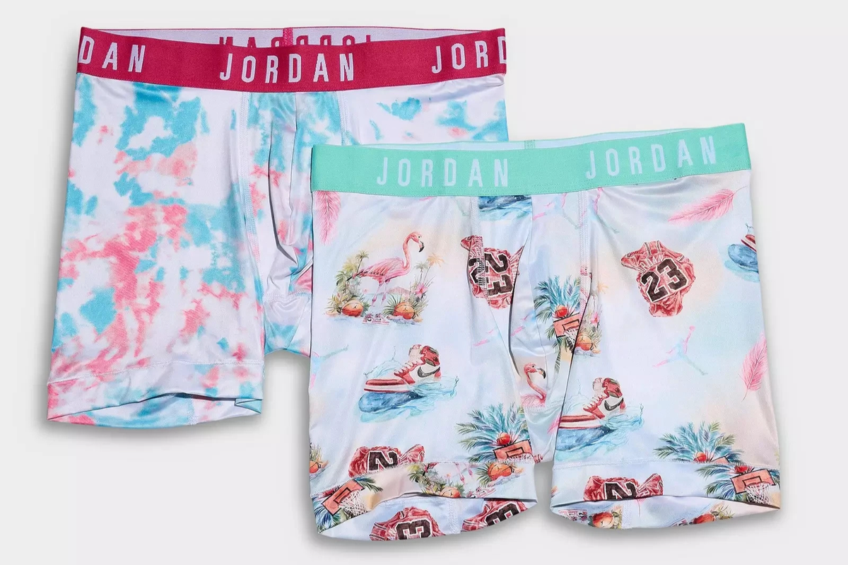 JORDAN FLIGHT Micro Mens Boxer Brief DRI-FIT 2 Pack LARGE 